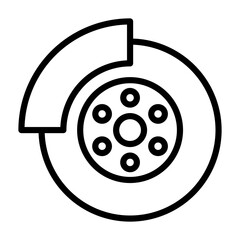 Brakes Outline Icon