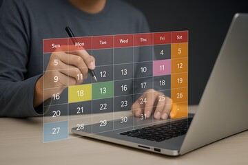 Digital Calendar Planning

