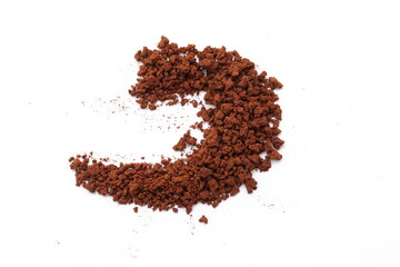 coffee beans on white background