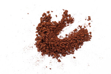 coffee beans on white background
