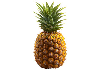 Fototapeta premium Pineapple PNG image with a transparent background for versatile usage in designs.