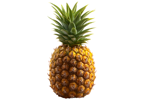 Pineapple PNG image with a transparent background for versatile usage in designs.