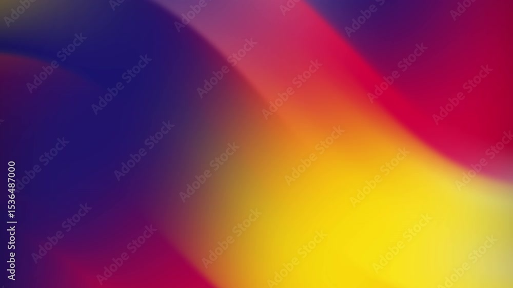 Aufkleber abstract gradient motion: fluid color transitions in a dynamic video background