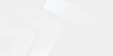 Abstract white rectangles shape and High speed digital hi tech concept on soft white background