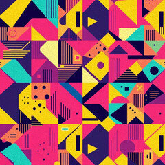 Abstract technology background. . Oil paint illustration.
