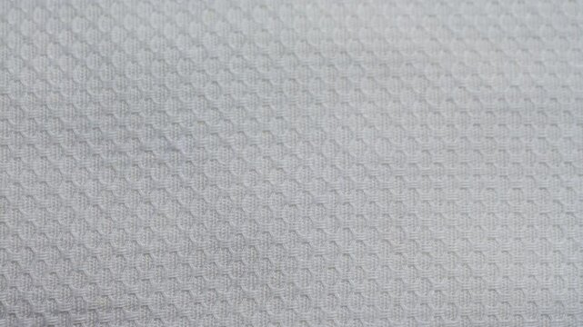 Soft white cotton. The concept of design, natural fabrics for comfortable everyday. High quality 4k footage