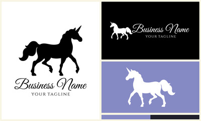 Obraz premium Unicorn Logo Design Variations. (20)