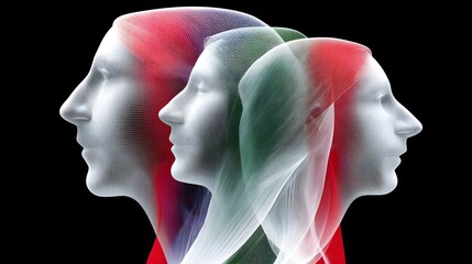 The integration of Generative AI with Apple Intelligence presented in a magazine photography style. Focus on visually appealing, high-contrast images of AI technology seamlessly integrated with Apple