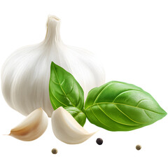 garlic and basil