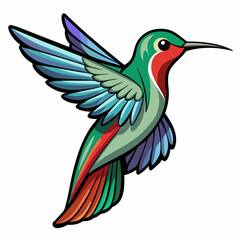 Obraz premium hummingbird and flower