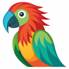 Obraz premium parrot on a branch