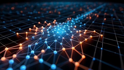 A Conceptual Network Connecting Many Data Points Together Nicely