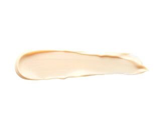 lone cream swatches isolated on transparent background