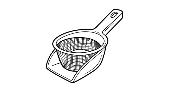 black and white dustpan and brush clip art preview