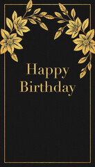 Pattern for birthday cards, covers, wallpaper, decorative paper . Oil painting