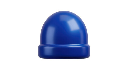 Fototapeta premium Blue hat isolated on black