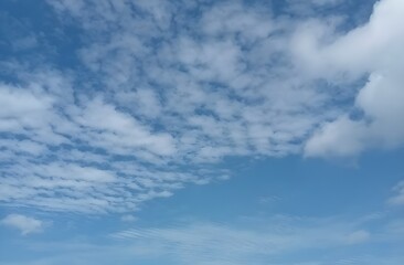 blue sky with clouds