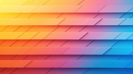 Obraz premium Modern Abstract Background with Gradient Colors and Layered Geometric Shapes in Shades of Blue, Orange, and Pink