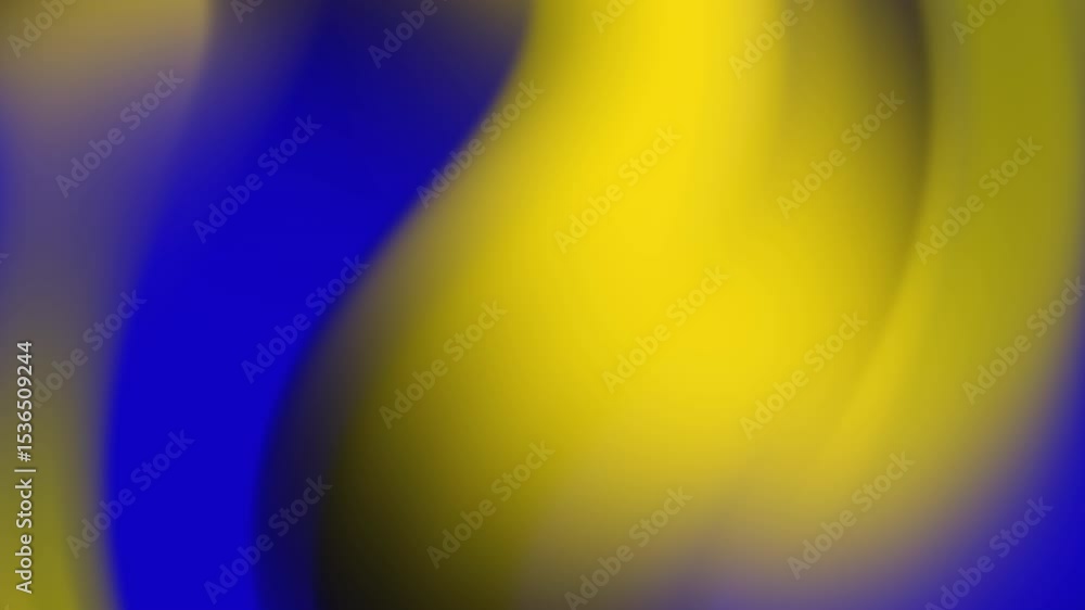 Poster abstract blue and yellow gradient motion background for video
