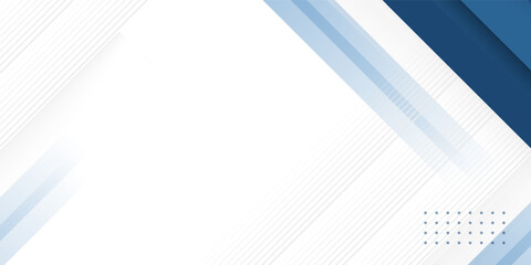 Fototapeta premium Blue abstract background with white color. Abstract blue background with square shapes. Modern Simple Blue Grey Abstract Background Presentation Design
