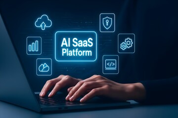 Digital Transformation with AI SaaS Platform Concept and Technology