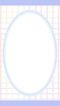 Colorful Line Wallpaper With Round Shape Decoration Vertical Video Motion Background