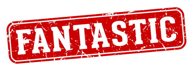 fantastic rectangular sign. fantastic stamp