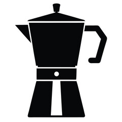 coffee maker on white background