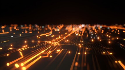 Abstract Colorful Light Streaks and Dust