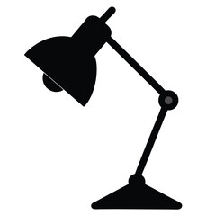 table lamp isolated on white background