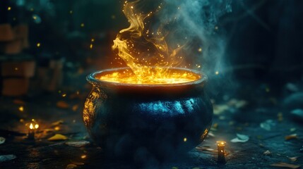 Magical Cauldron Flames