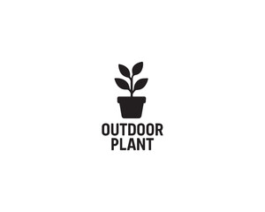 Outdoor Plant icon vector design art illustration.