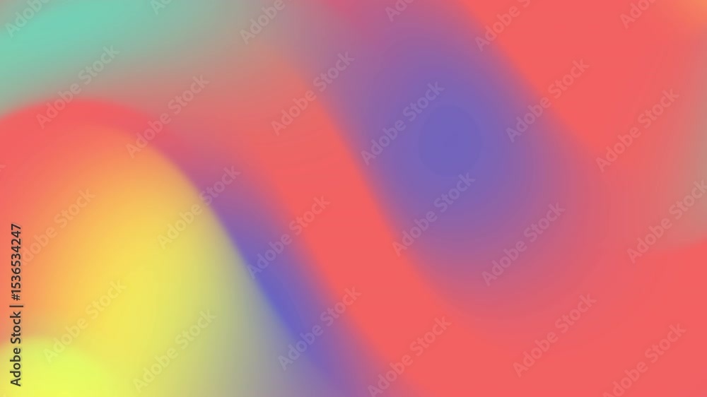 Poster Abstract Gradient Motion: Fluid Colors Shifting and Blending Seamlessly in a Dynamic Video