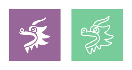 Lion Dance Icon Design