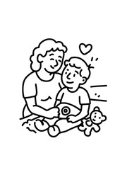 Medical support during colostomy change