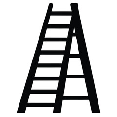 ladder isolated on white