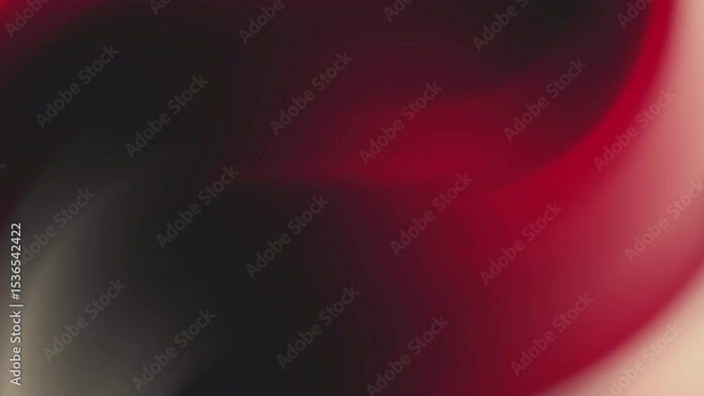 Aufkleber Abstract Red and Black Gradient Swirl Background Video Loop