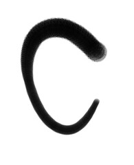 textured alphabet font letter C graffiti style