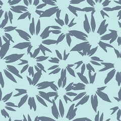 Botanical Beauty: Seamless Pattern of Exotic and Colorful Flowers