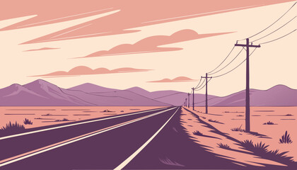 road to the mountains