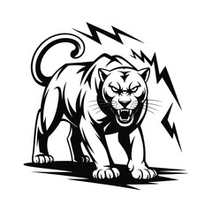 illustration of a lion