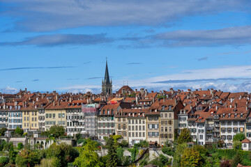 Bern Old City Skyline In Switzerland