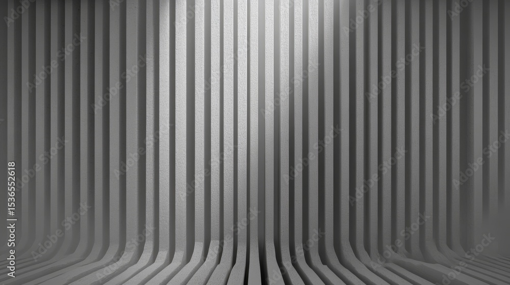 Poster abstract background, modern minimalist design with vertical lines and shadows, 3d rendering