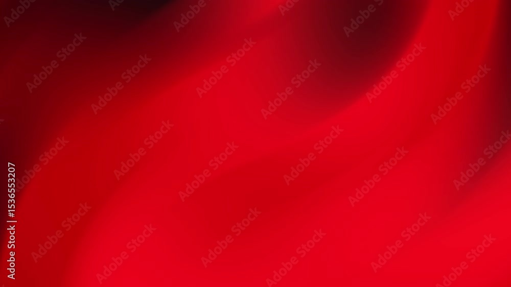 Poster abstract red fabric flowing in motion, dynamic background for video