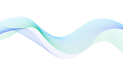 Serene and fluid background. Abstract art, cool tones.