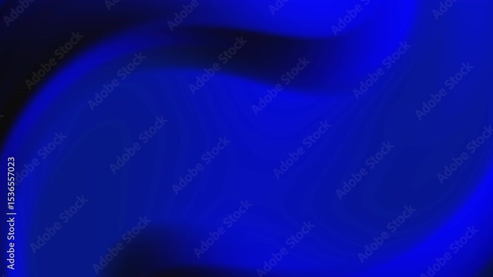 Poster Abstract Blue Swirl: Fluid Motion and Gradient Background Video Element