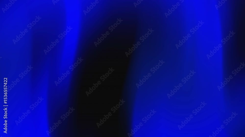 Poster abstract blue light streaks flowing and shifting in a dynamic video