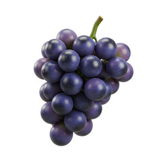 A Cluster of Dark Grapes transparent background