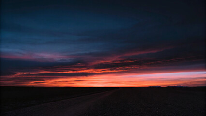 感傷的になる秋の夕日