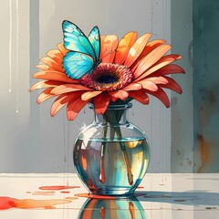 flowers in vase